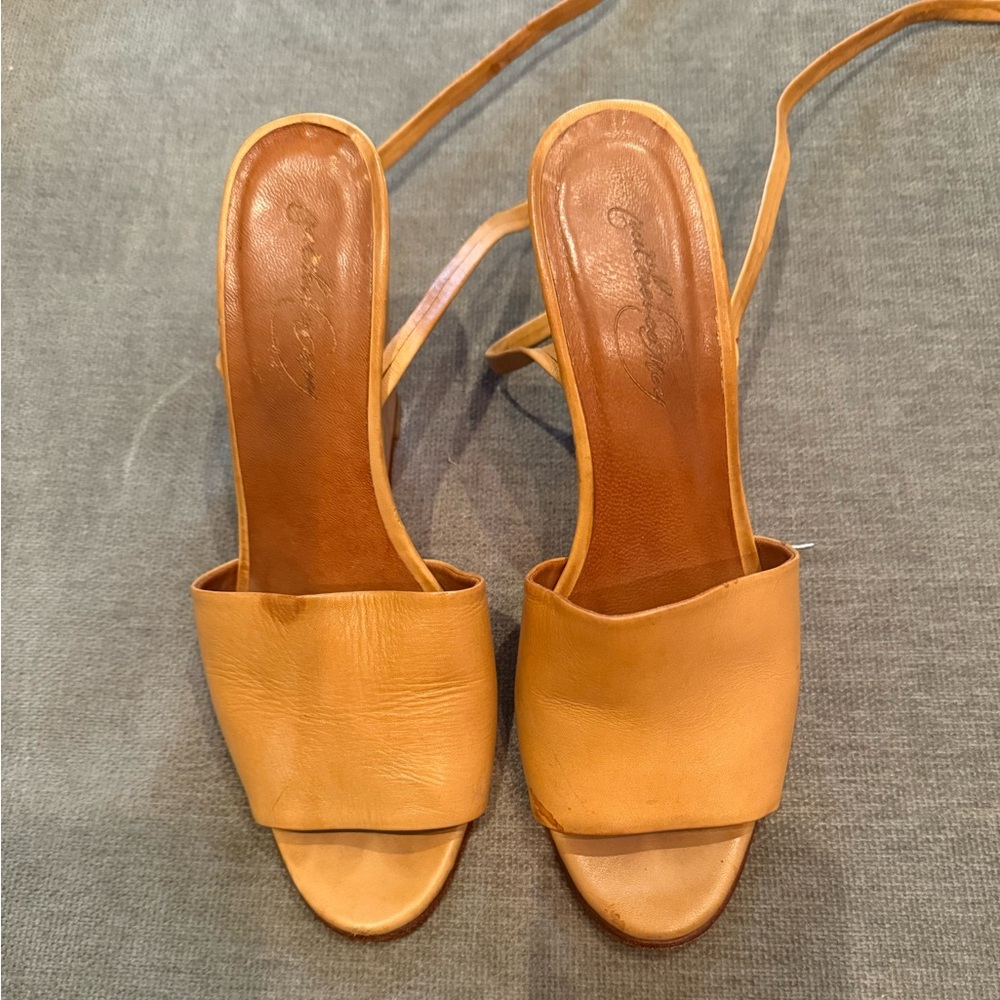 Rachel Comey Tan Leather Mules